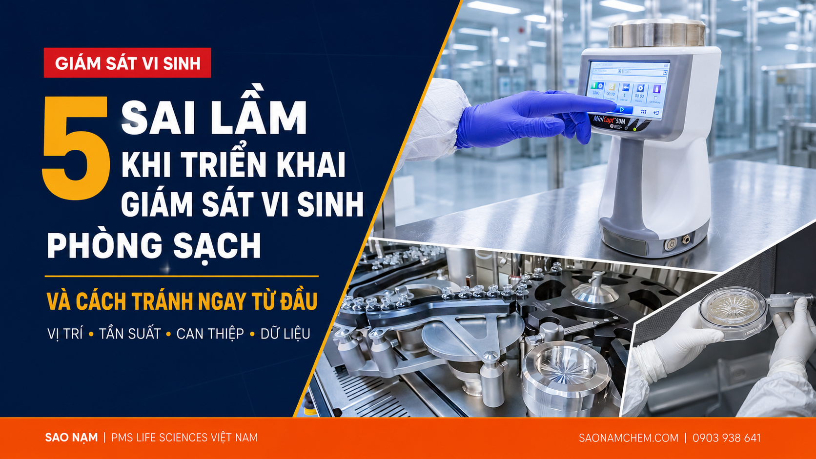 5 Sai Lầm Khi Triển Khai Giám Sát Vi Sinh Phòng Sạch